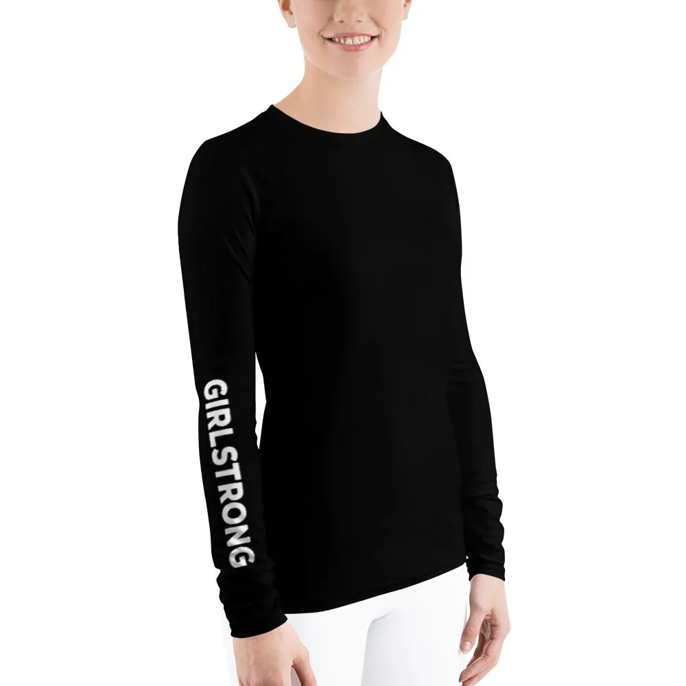 UPF 50 LONG SLEEVES RASH GUARD BLACK