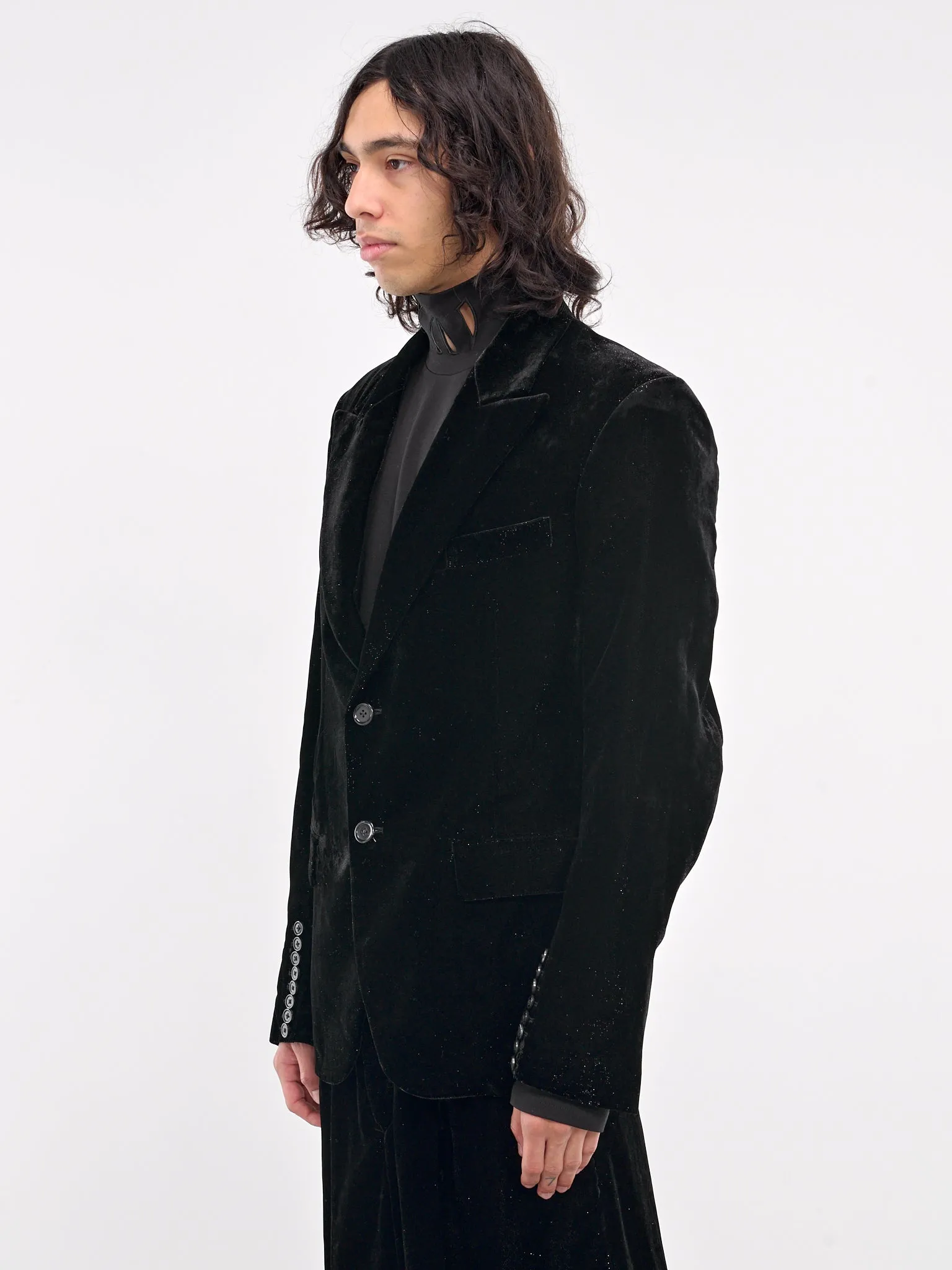 Velvet Blazer (JK0424-BLACK)